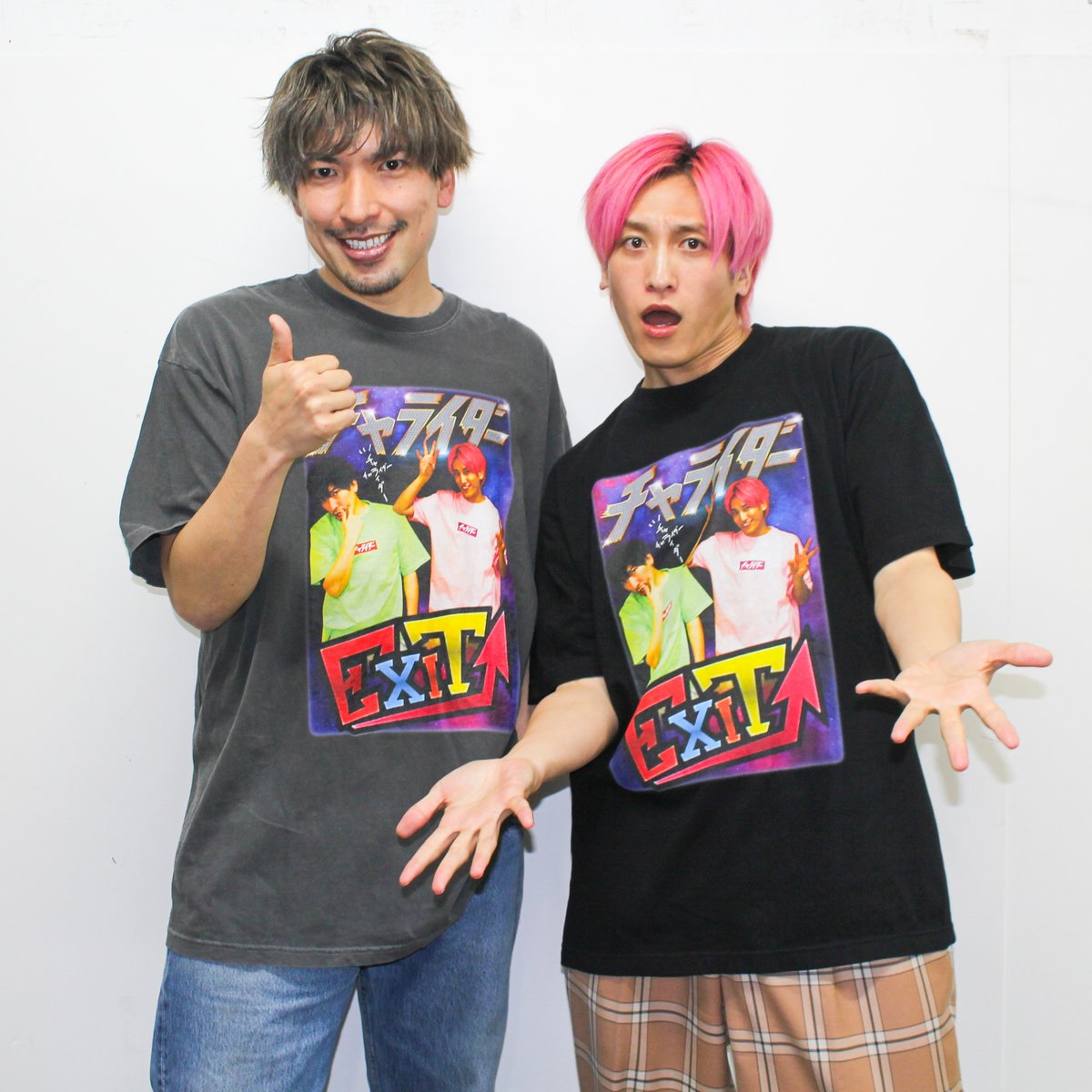 EXIT イグジット　チャライダー　Tシャツ　横浜パシフィック チャライダー x EXIT コラボTシャツ | チャライダーSTORE