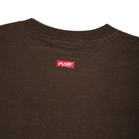 スネーク刺繍Tシャツ　　ブラウン