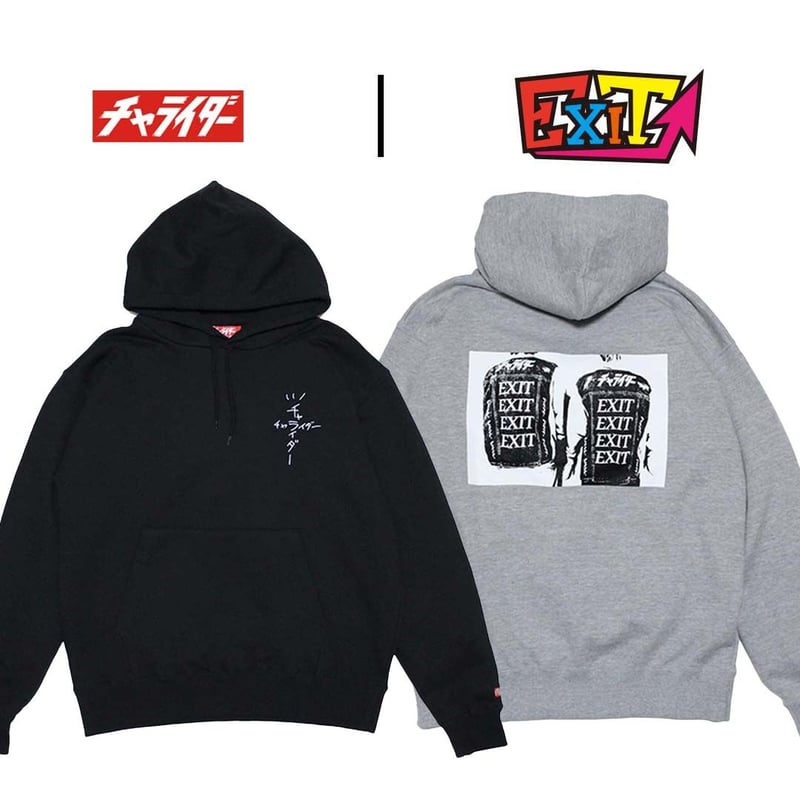 チャライダーxEXIT コラボパーカー | チャライダーSTORE チャライダーxEXIT コラボパーカー | チャライダーSTORE