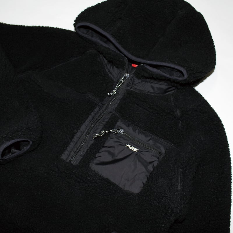 ボアフリースアノラック ブラック | チャライダーSTORE