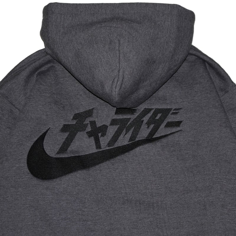 ネオスカーフロゴ ヘビーウェイトジップパーカー チャコール | チャ