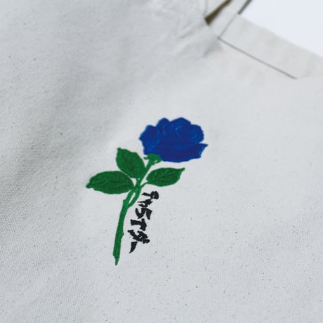 バラ刺繍トートバッグ　　S