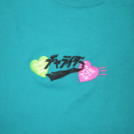 ハートスカーフTシャツ　　アップルグリーン