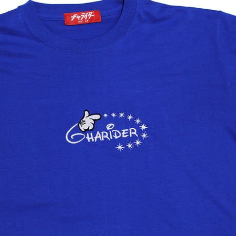 キャラハンドTシャツ　　ロイヤルブルー