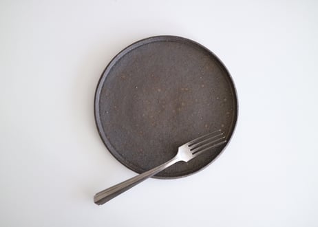 plate  φ185 black  / takashi endou