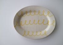 yoshimitsu nakasono / oval plate 黄