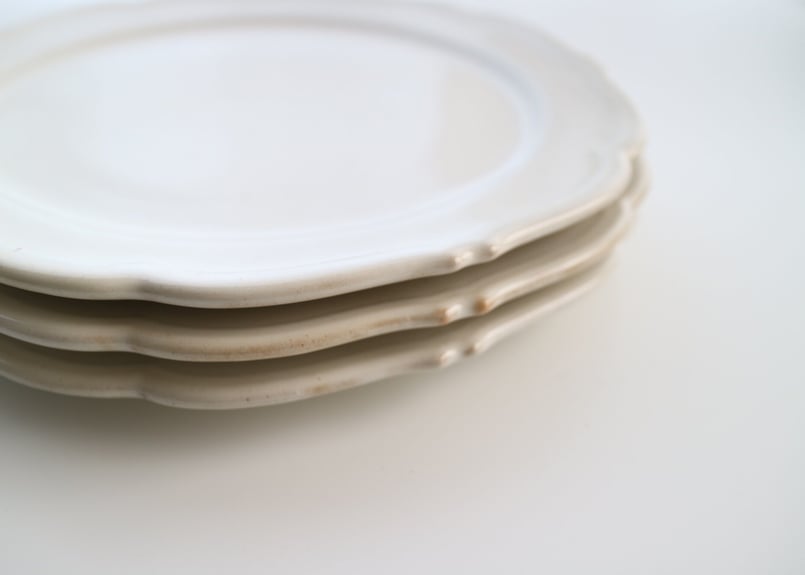 awabiware 輪花 M 3枚 awabiware 輪花平皿 | CUFF