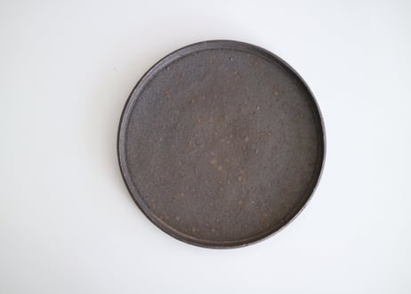 plate  φ185 black  / takashi endou