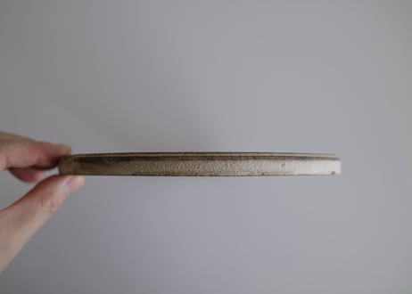 plate  φ185 white  / takashi endou