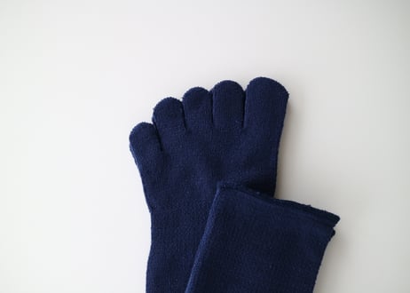 五本指「足の肌着」絹と綿 organic cotton