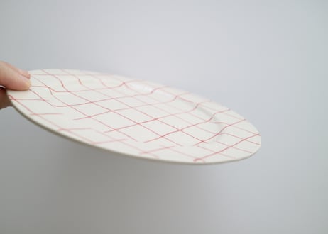 yoshimitsu nakasono / rim plate 　akacheck