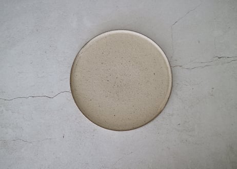 plate  φ185 white  / takashi endou