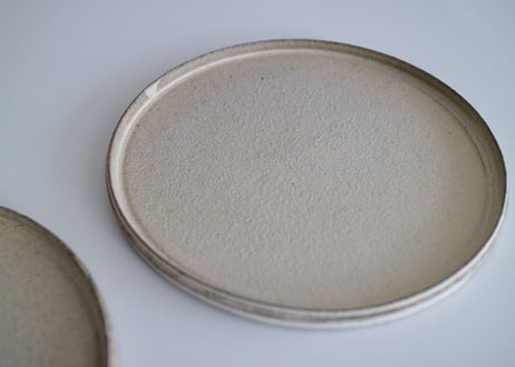 plate  φ185 white  / takashi endou