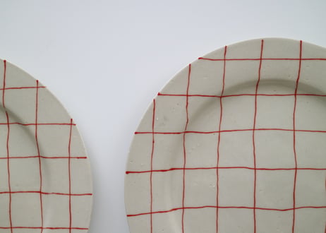 yoshimitsu nakasono / rim plate 　akacheck