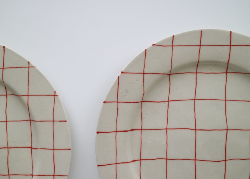 yoshimitsu nakasono / rim plate akacheck | CUFF