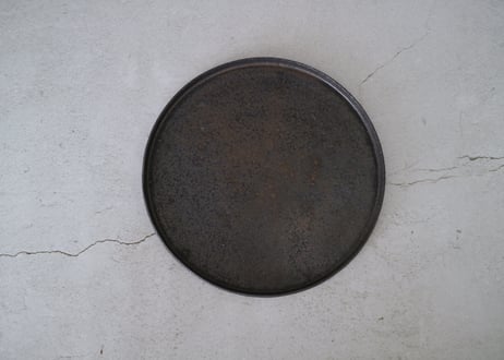 plate  φ185 black  / takashi endou