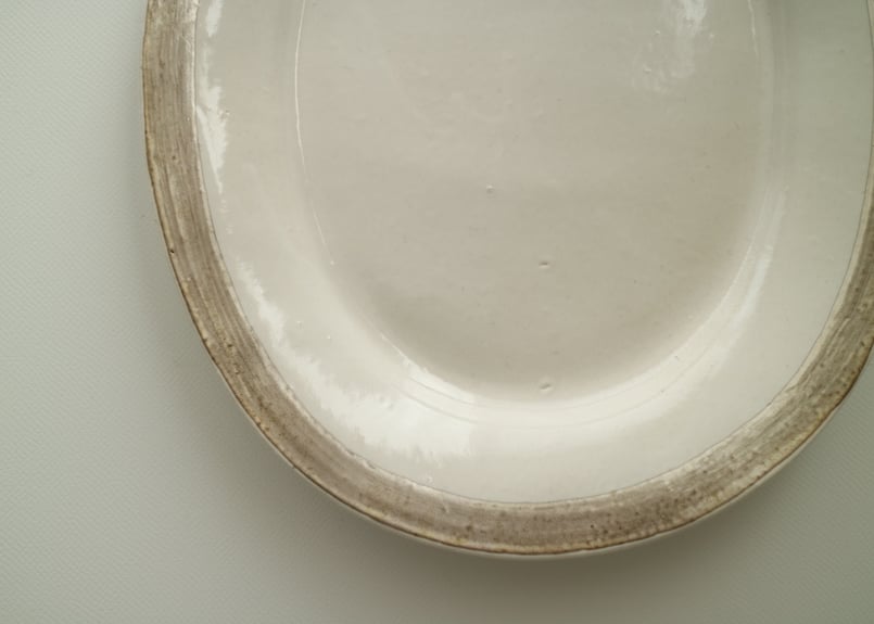 yoshimitsu nakasono/オーバル皿銀彩 | CUFF