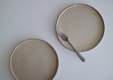plate  φ185 white  / takashi endou
