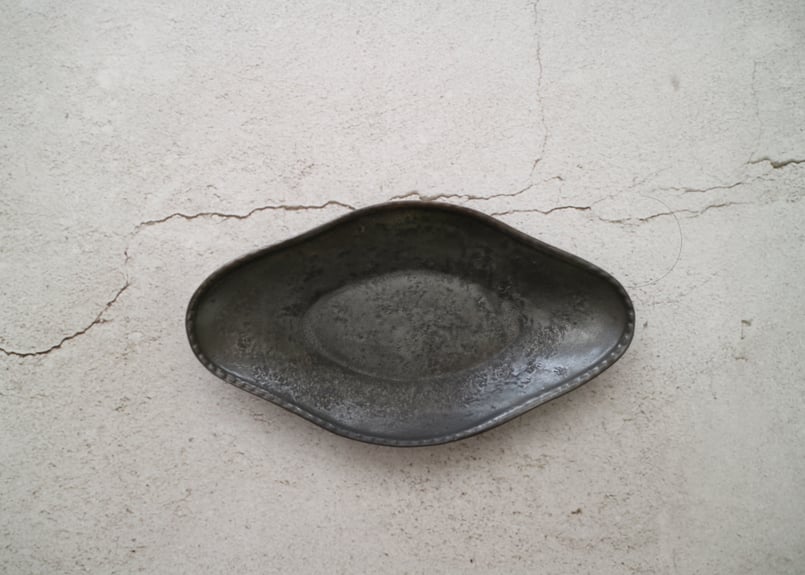 河合竜彦 青灰木瓜皿S | CUFF