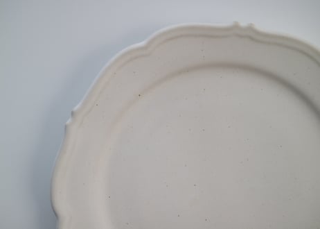 awabiware  輪花平皿