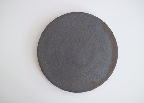 plate  φ185 black  / takashi endou