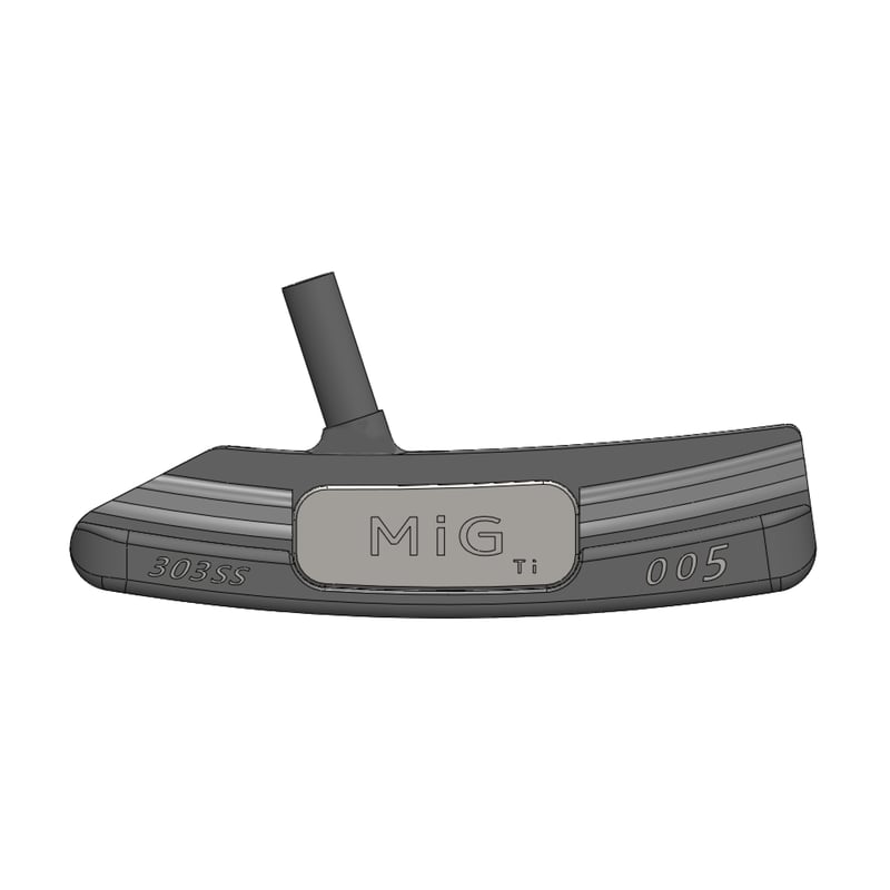 宮城裕治 MiG005 ミヤギミック 34.5インチ センターシャフト パター 宮城裕治氏オリジナルパターMiG005 センターネック（カラー