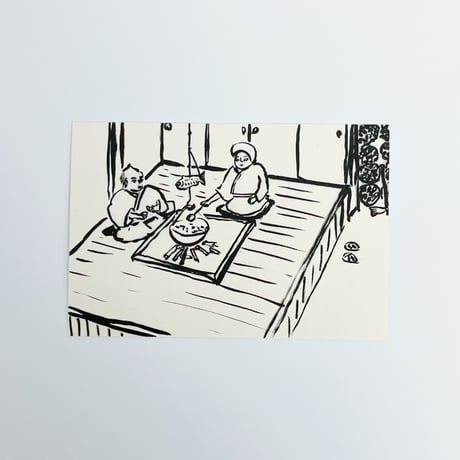 Yamamoto Shown｜絵葉書紙芝居 おちむしゃ