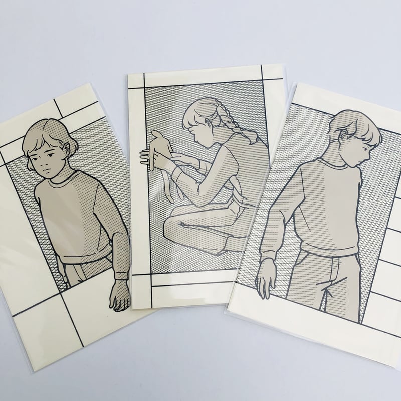 0.1｜シルクスクリーン印刷のカード | POPOTAME Books & Art