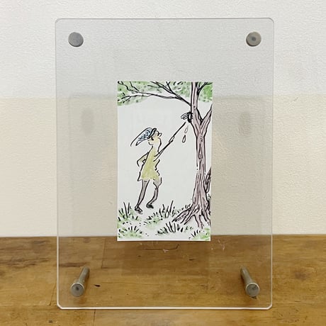 山本精一｜原画「蝉捕り」