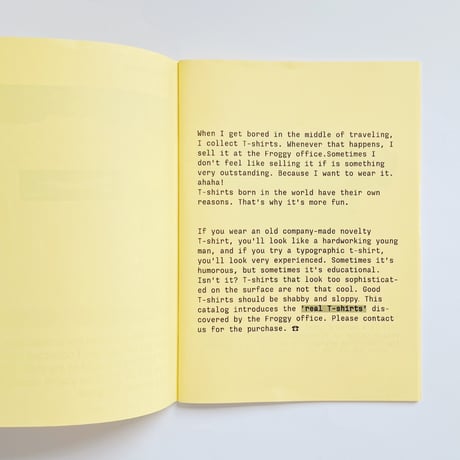 Ningen Paper Press｜T-Shirts Catalog