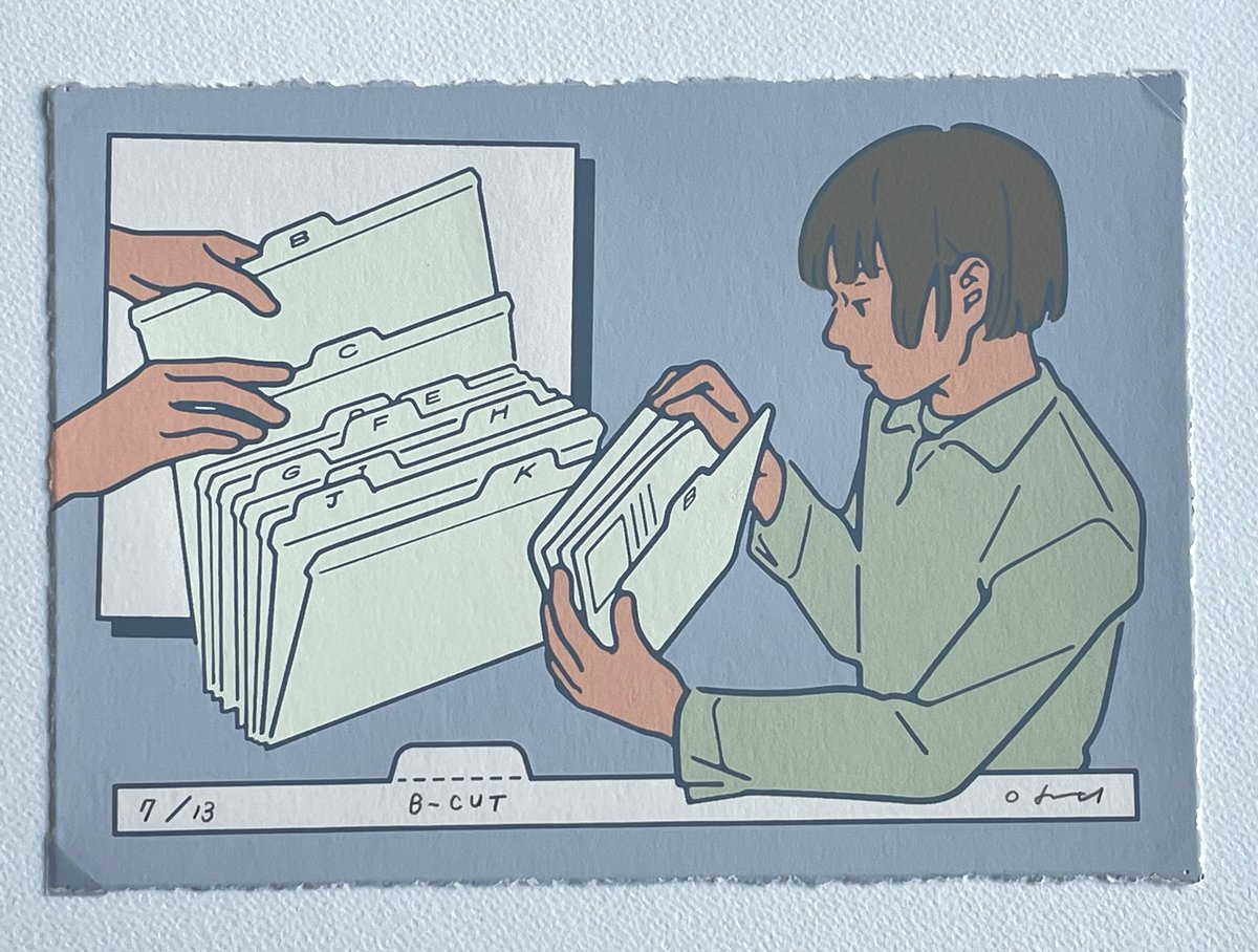 ベン・アイン　直筆サイン『O-pink』シルクスクリーン 2015年 0127A ベン・アイン 直筆サイン『C-pink』シルクスクリーン 2015年