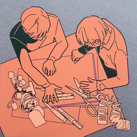 0.1｜シルクスクリーンプリント（作業風景）