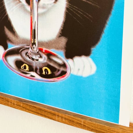 Kim Miki ｜リソポスター　Martini cat - Tengu 2024
