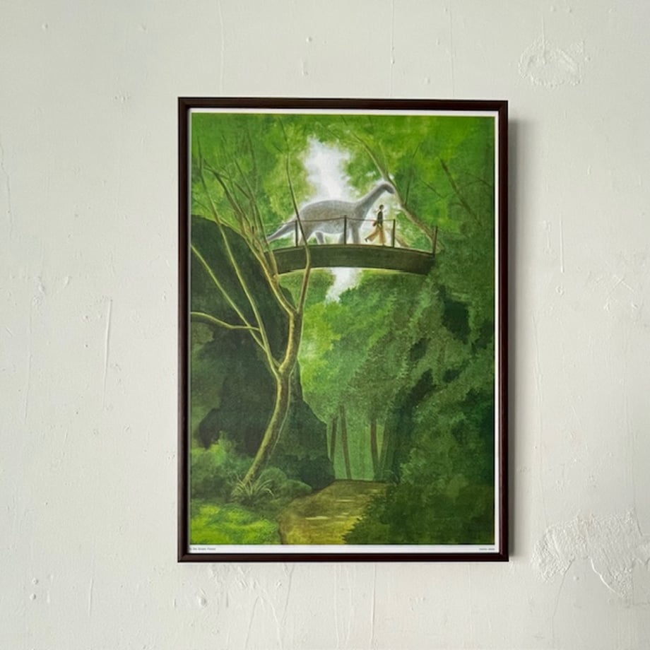 嶽まいこ｜A2 RISOポスター「恐竜」 | POPOTAME Books & Art