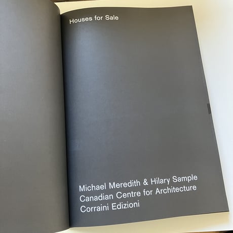 Michael Meredith & Hilary Sample『Houses for Sale』