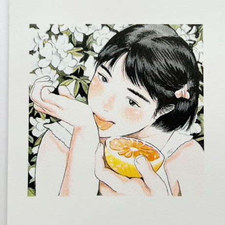 高 妍/Gao Yan/ ガオイェン｜リソグラフプリントシート　葡萄柚・西瓜
