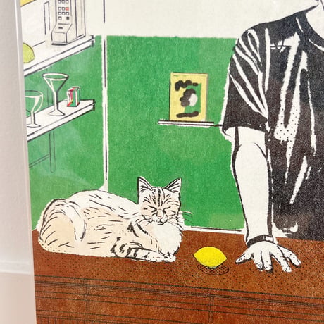 tabacobooks ｜本屋の猫ポスター