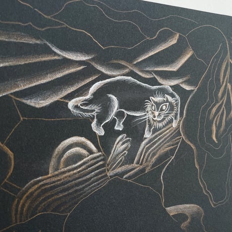 工藤夏海｜原画「断崖」