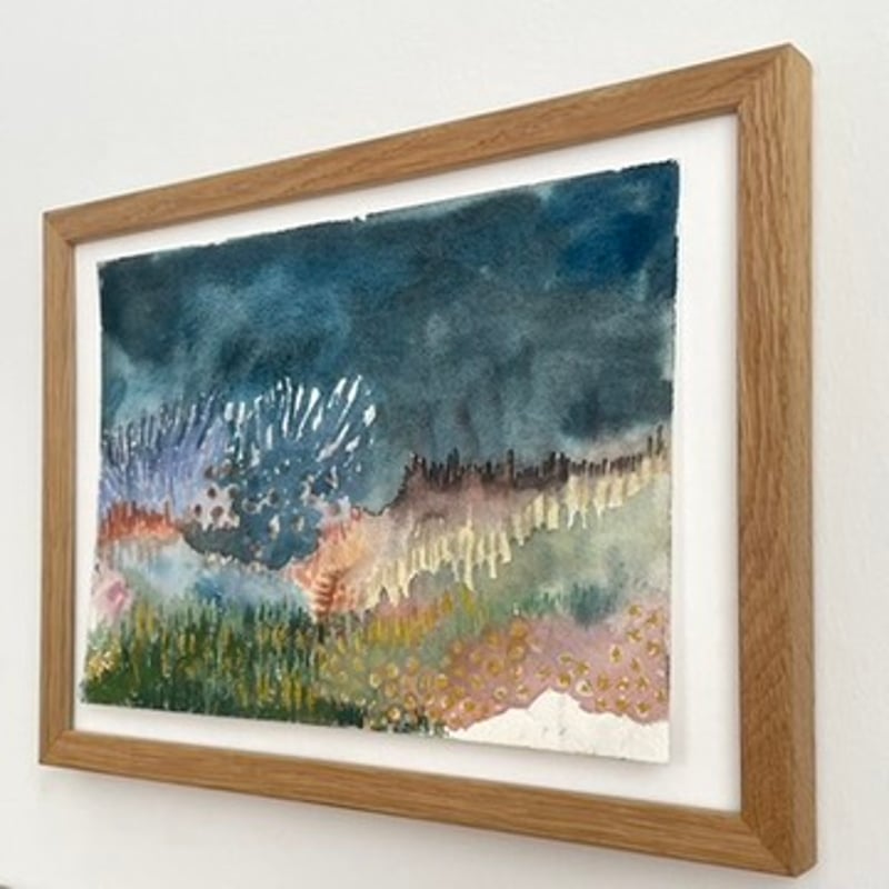 オーロラ・ソールバーグ水彩画 5種（フレーム込） | POPOTAME Books & Art