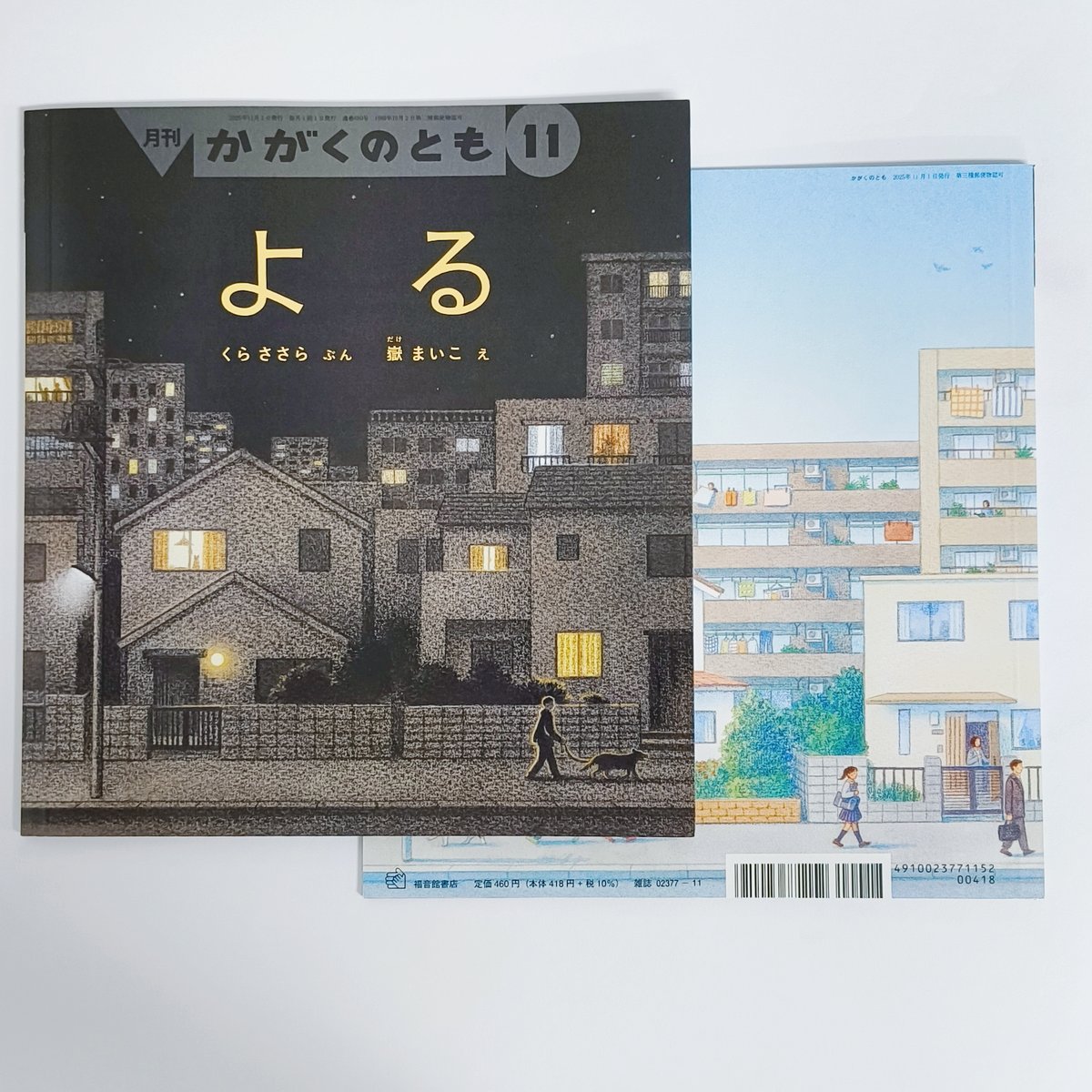 くらささら文 嶽まいこ絵｜よる（かがくのとも） | POPOTAME Books & Art