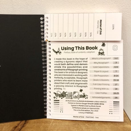 リソグラフ色見本帳