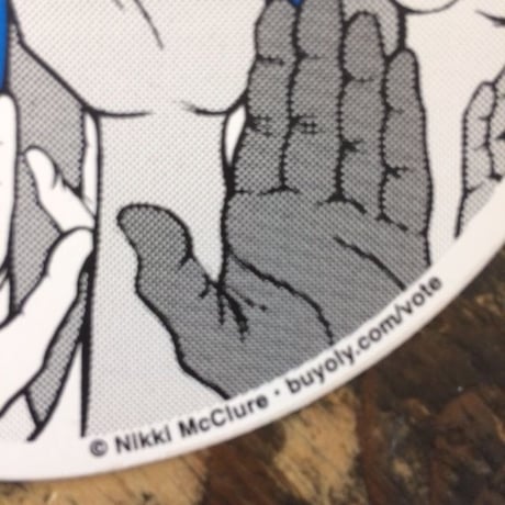 Nikki McClure /  VOTEステッカー