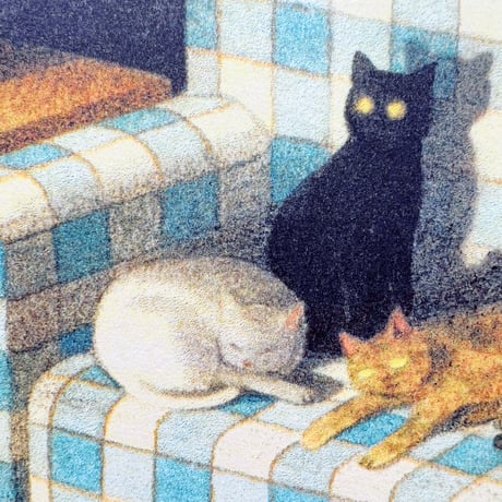 嶽まいこポスター｜Night Owl Cats in the Cauch