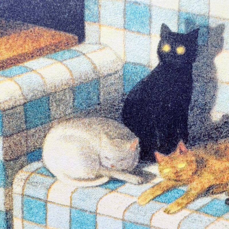 嶽まいこポスター｜Night Owl Cats in the Cauch | POPOTAME