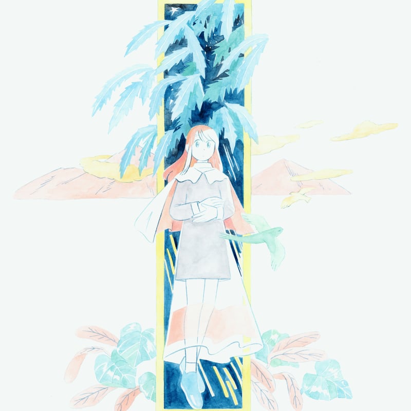 高橋由季｜大事なもの（原画・額装） | POPOTAME Books & Art