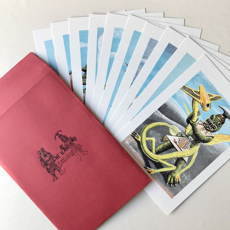 逆柱いみり|プリント10枚セット『THE KAIJU』 | POPOTAME Books 逆柱いみり|プリント10枚セット『THE KAIJU』 | POPOTAME Books