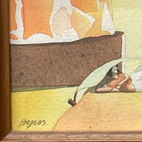 ビョン ヨングン｜水彩画、ミニ額