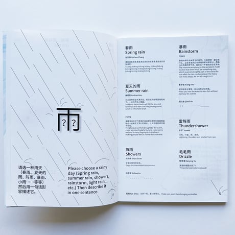 気象：雨　Atomosphere：Rain