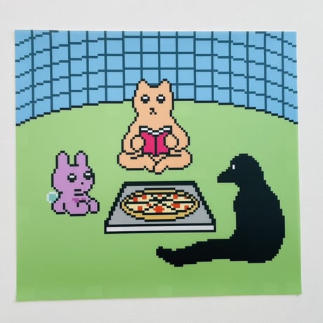 OOO PETプリント｜中（ピザ）