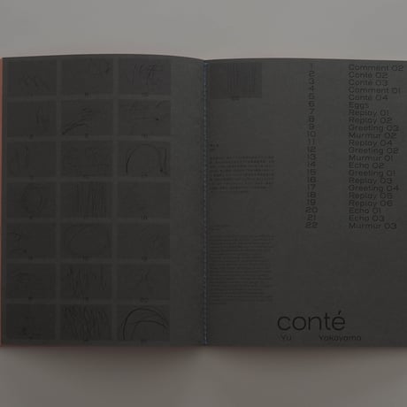 横山雄｜Conté（サイン入）